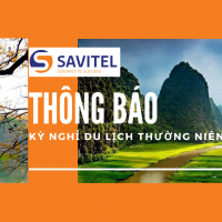 THÔNG BÁO KỲ NGHỈ DU LỊCH THƯỜNG NIÊN 2019